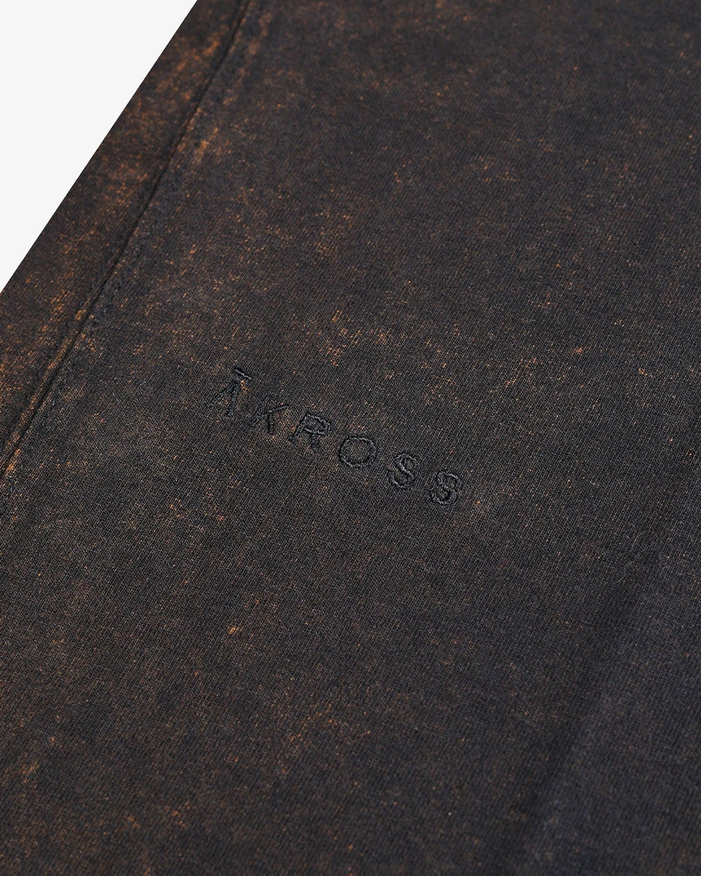 AKROSS Basic Tee - Washed Black - Image 4