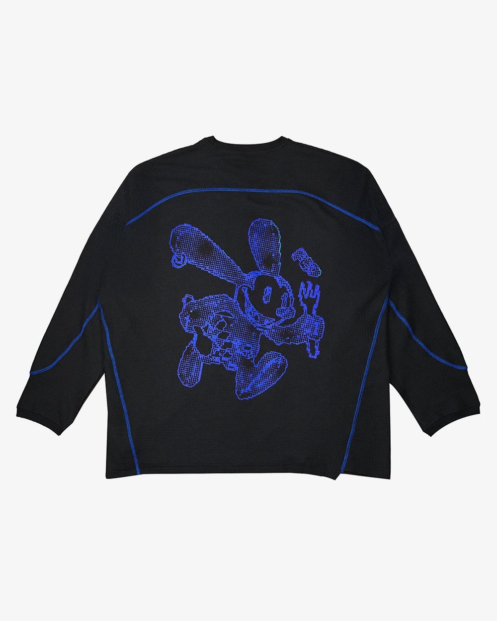 Waffle Long Sleeve Black - Akross X FED by Made - Image 2